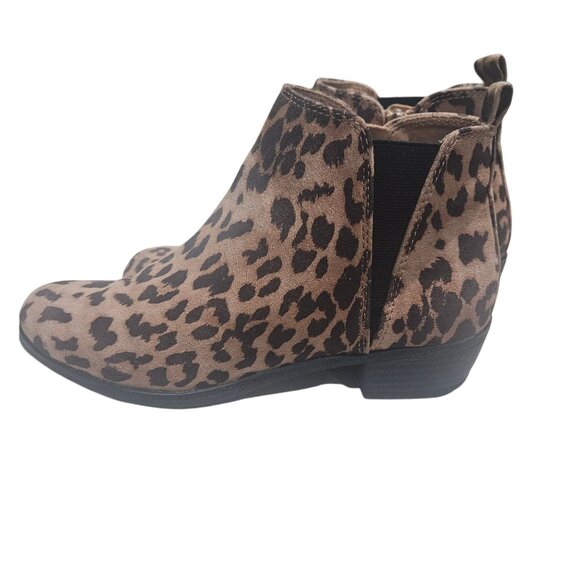 Leopard Print Ankle Boots For Women Size 8 M - Picture 5 of 9